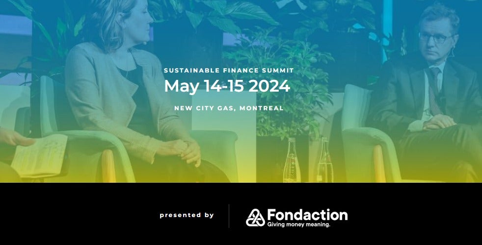 Sustainable Finance Summit 2024 promo banner