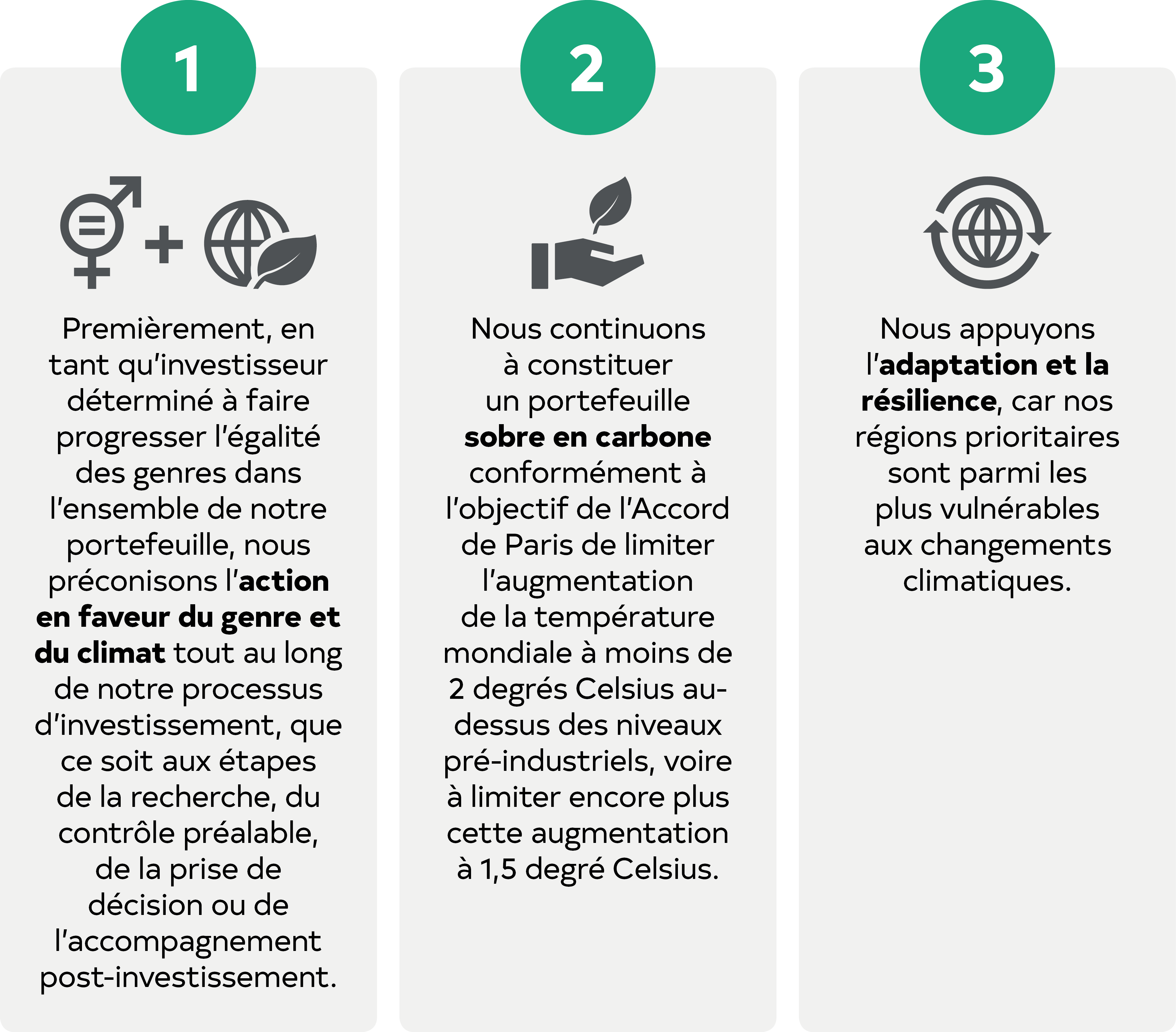 Climate strategy pillars FR