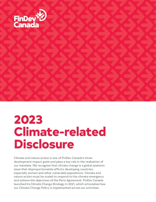 2023 Climate-related Disclosure Cover