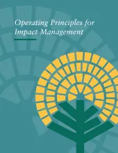 Illutration cover for Operating Principles for Impact Management