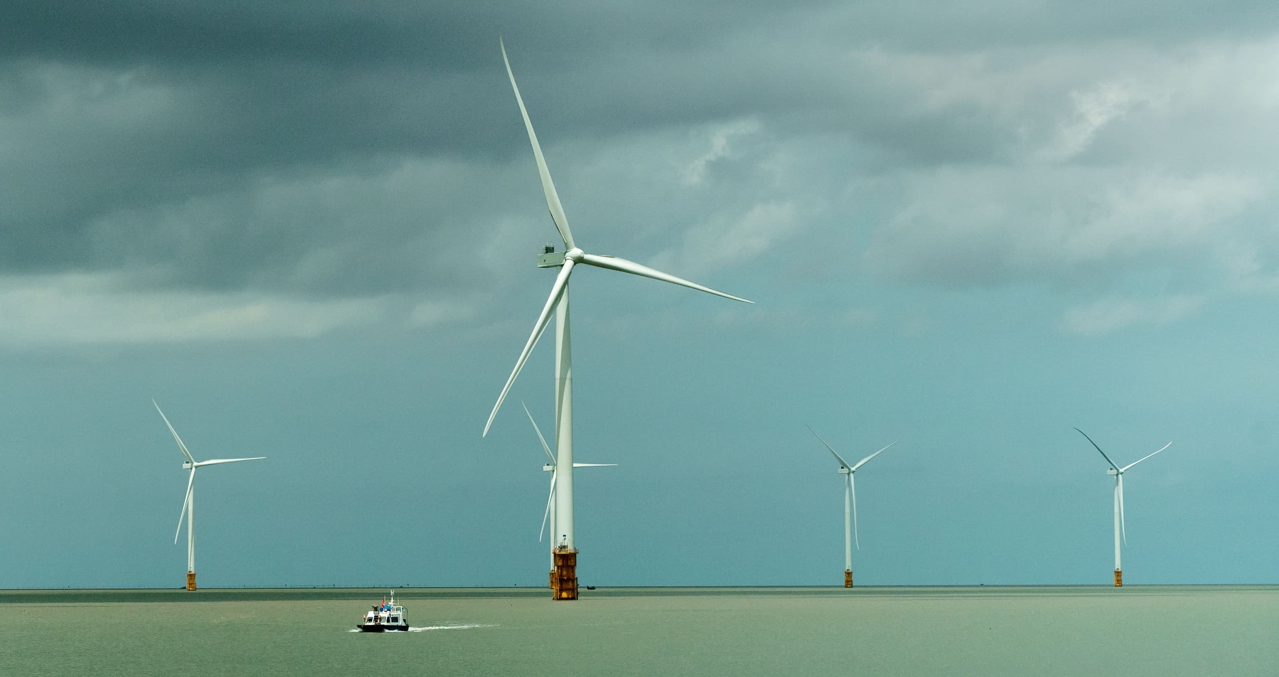 Ecotech wind power project in Duyen Hai town, Tra Vinh province, Vietnam. Photo courtesy of Climate Investor One