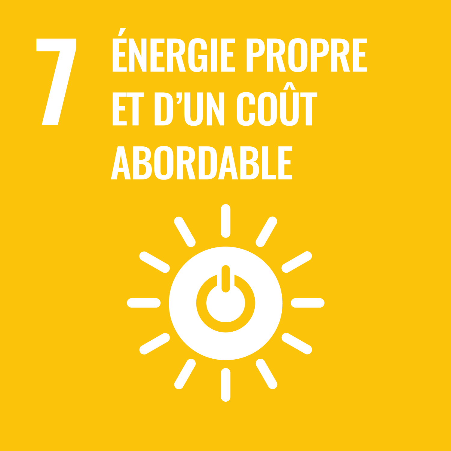 SDG 7. Énergie Propre et D’un Coût Abordable